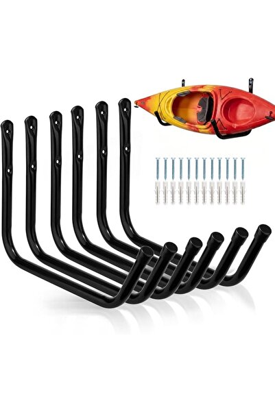 GENERAL Yisunnan Kayak Storage Rack Wall Mount, Kayak Hooks, Heavy Duty Garag...
