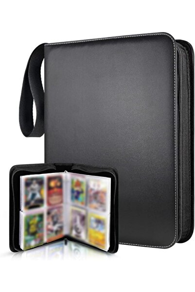 JOYZZZ Pocket Card Binder, 400 Pockets Collectible Card Binder, Secure Zipper...