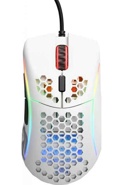 Glorious PC Gaming Race Mouse gaming Glorious Model D Minus Ultrausor 61g Alb...