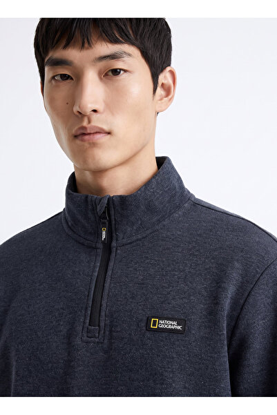 NATIONAL GEOGRAPHIC Antrasit Erkek Sweatshirt N6WM-SWT4102