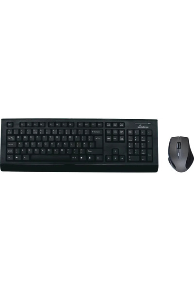MediaRange Set tastatura si mouse MROS104-UK, wireless, negru, EN layout