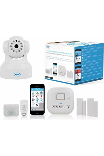 PNI Kit Smart Home SM400 + SM460 sistem de alarma si monitorizare video prin ...