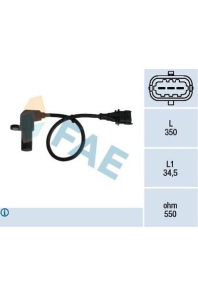 FAE 79069 Krank Devir Sensörü Astra G Vectra B X16xel X18XE0 6238459