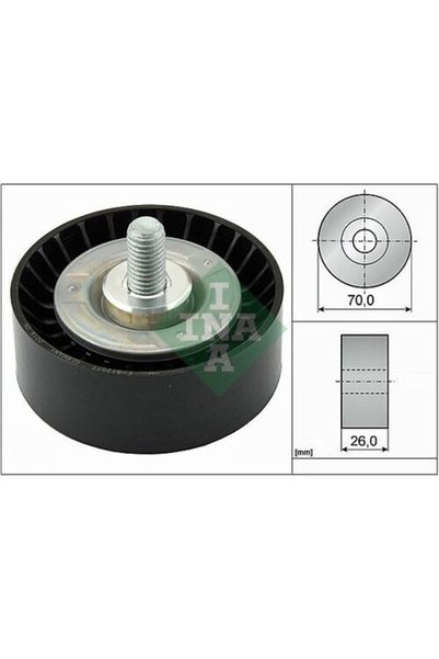 İna 532047510 V Kayış Gergi Rulmanı BMW E81 E87 E46 E90 E83 E83 11281440378