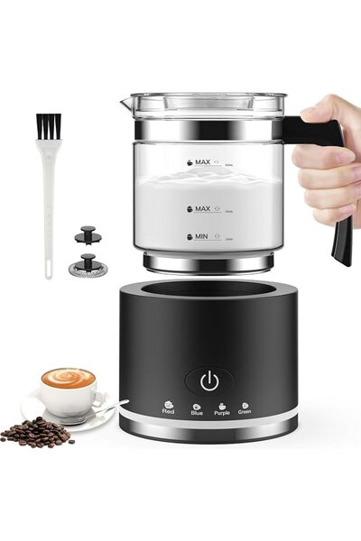 LBMT Electric Milk Frother and Steamer, 16.9oz/500ml Milk Steamer and Frother...