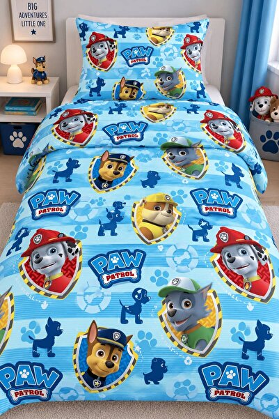 EVSEHOMES Pawpatrol Series, Single Duvet Cover Set (Without Sheets)