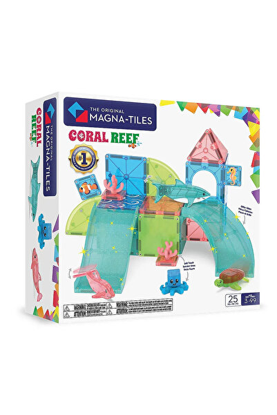 Magna Tiles Magna-Tiles - Coral Reef Magnetic Blocks - 25 Pieces 262025Cr