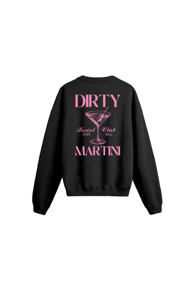 genosha Dirty Martini Printed Oversize Sweatshirt