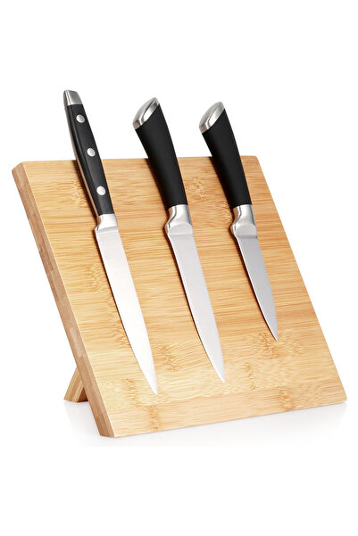 Vilde Suport magnetic din bambus pentru cuțite 24x21 cm