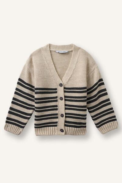 DeFacto V-Neck Knitwear Cardigan Baby Boy (26 Wn)