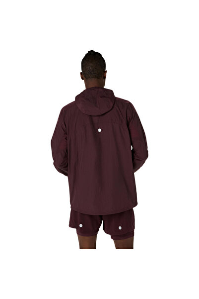 Asics ROAD PACKABLE JACKET Erkek Bordo Ceket 2011D084-600
