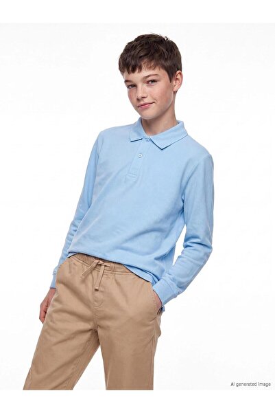 LC Waikiki Polo Collar Boys' T-Shirt (W6)