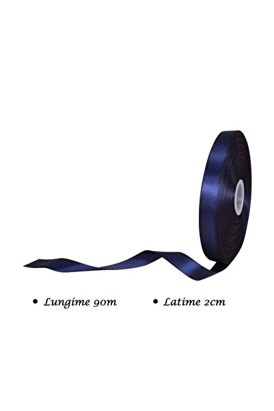 Papette Double Satin Ribbon Roll ROYAL BLUE, 2cm x 90m