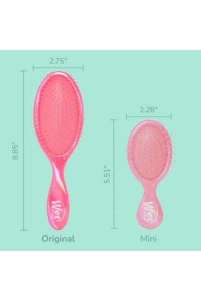 Wet Brush Perie de par Original Prisma Glow pentru descurcare Roz