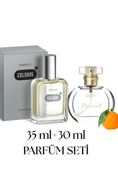 Faberlic CELCİUS ERKEK EDT 35 ML+PROMANANDE KADIN EDP 30 ML PARFÜM SETİ KALIC...