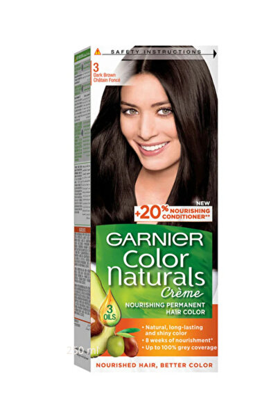 Garnier Hair Color Naturals Dark Brown 3