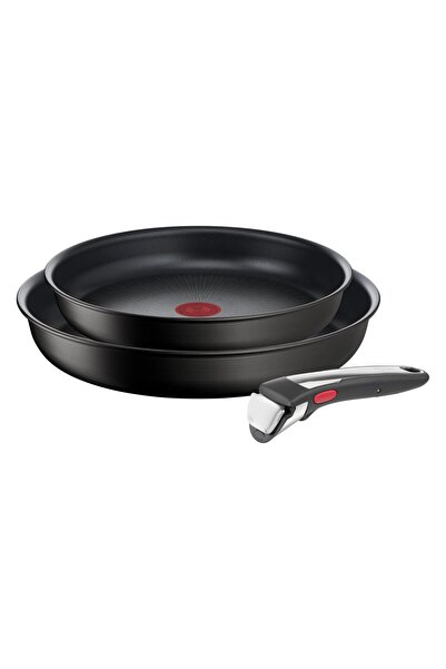 TEFAL Ingenio Unlimited On 3 parçalı çıkarılabilir saplı tava seti, 24/28 cm ...