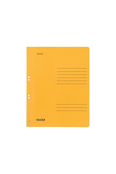 Falken Цветна картонена папка със скоби 1/1, А4, 250 гр/м² жълта