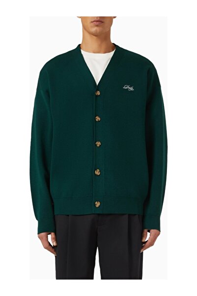 Drôle De Monsieur Drole De Monsieur Le Cardigan Cardigan, Wool, Dark Green, L...