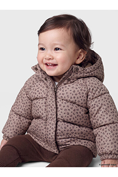 LC Waikiki Esvab • Modern & Distinctive Hooded Water-Repellent Baby Girl Infl...