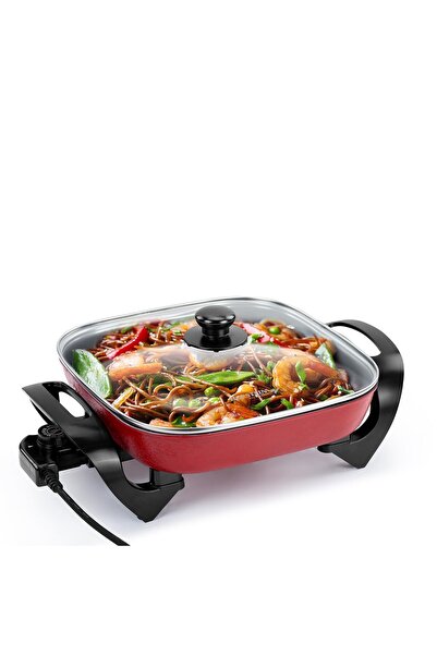 Diason 30*30cm Electric Skillet - 1500W Electric Pan with Adjustable Temperat...