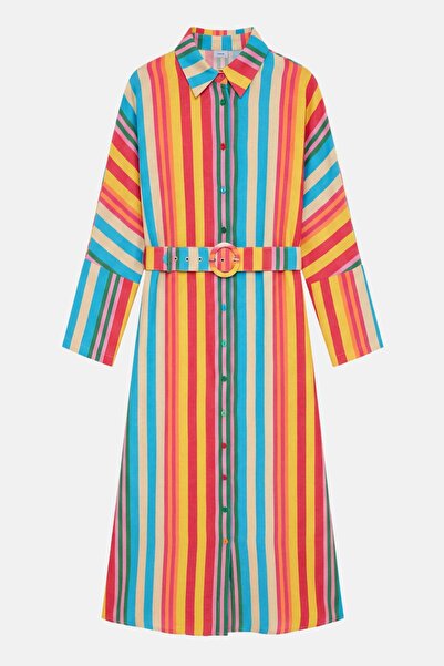 Touché Privé STRIPED SHIRT DRESS
