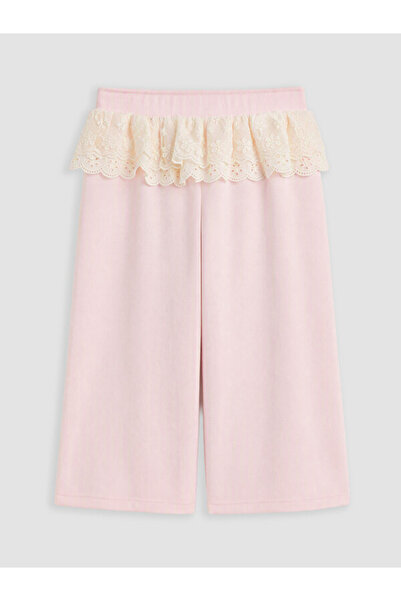 LC Waikiki Sparkling Choices Tulle Ruffle Girls' Sweatpants from Shining Store