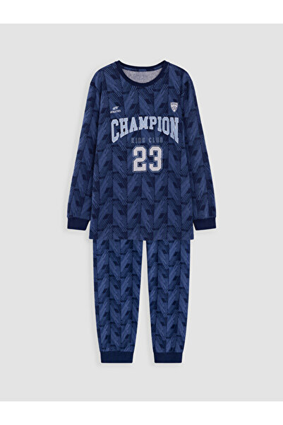 LC Waikiki Quality Parts from Çelebi Store Zero Roba Yaka Boy's Pajama Set