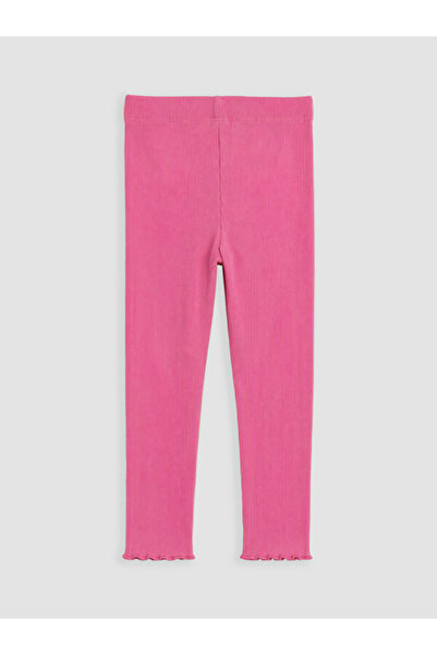 LC Waikiki Quality Pieces from Çelebi Store Girls' Ribbed Ruffle Leggings