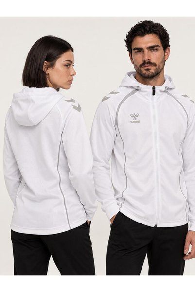 hummel Target Hooded Camping Sweatshirt White