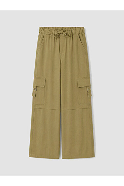 LC Waikiki Quality Pieces from Çelebi Store Loose & Baggy Girls' Cargo Pants