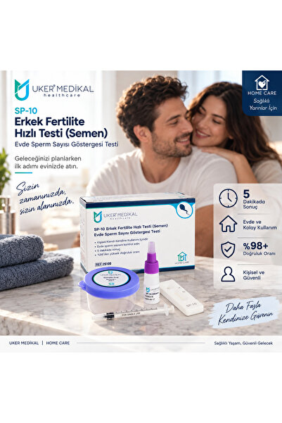 UKER ÜKER SP-10 Erkek Fertilite Testi | Evde , 5 Dakikada Sonuç