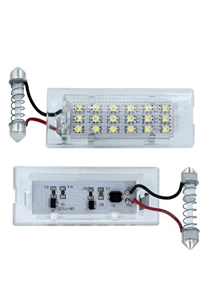 Xentech Light Set of 2 license plate lights LED BMW X5 E53, X3 E83