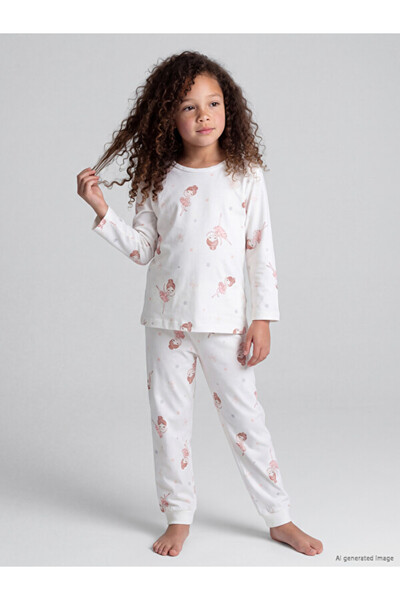 LC Waikiki Quality Pieces from Çelebi Store Zero Roba Yaka Girl's Pajama Set