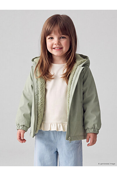 LC Waikiki Sparkling Choices Water Repellent Baby Girl Coat from Shining Store