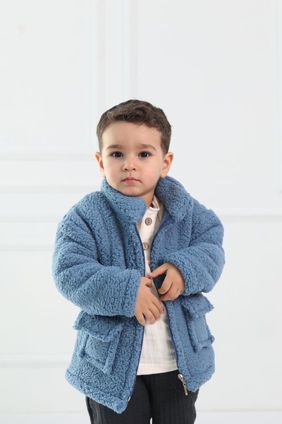 Cuckoo Cotton سترة قطيفة للأطفال