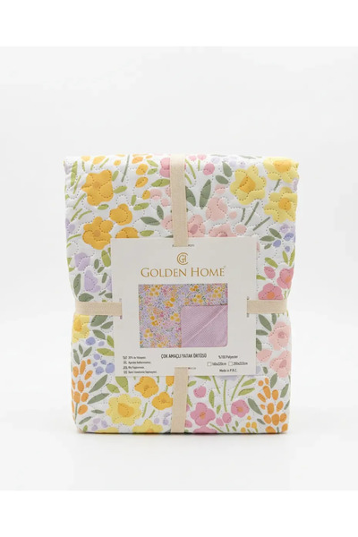 Çeyiz Merkezi Golden Home Çok Amaçlı Yatak Örtüsü Çift Kişilik 3