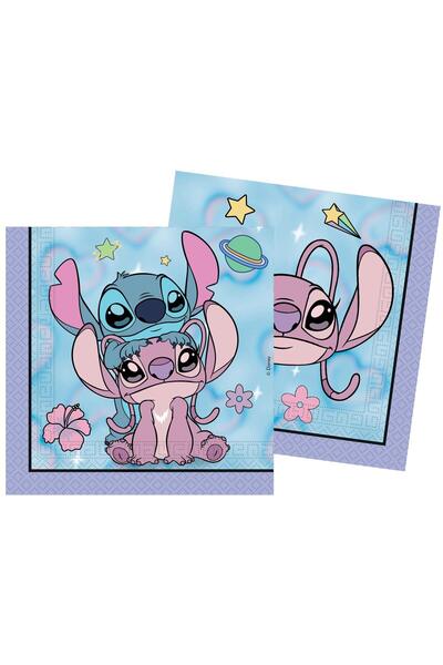 Flippy Set 20 șervețele de petrecere Stitch Angel Drăguțe, 33x33cm