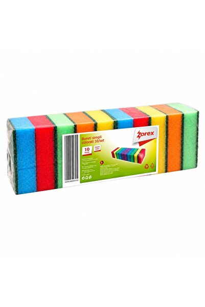 Flippy ZOREX Simple colored sponges 10/set