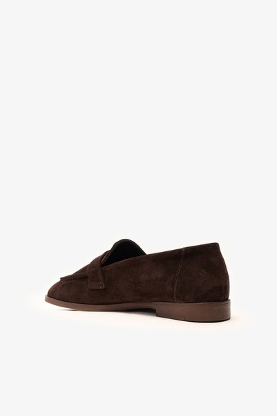 Louis Cardy Marlov Brown Suede Leather Women's Loafer