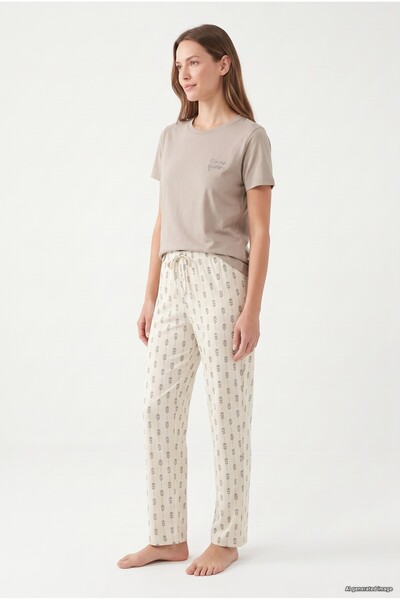 SEASOUL Kadın Bambu Pijama Set