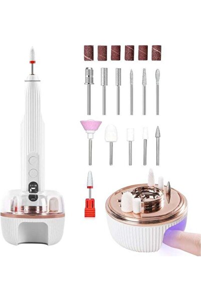 Arabest Professional Electric Nail Drill Set,Cordless Rechargeable Nail File ...