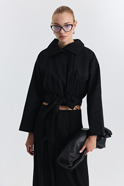 Antioch Belted short trench coat