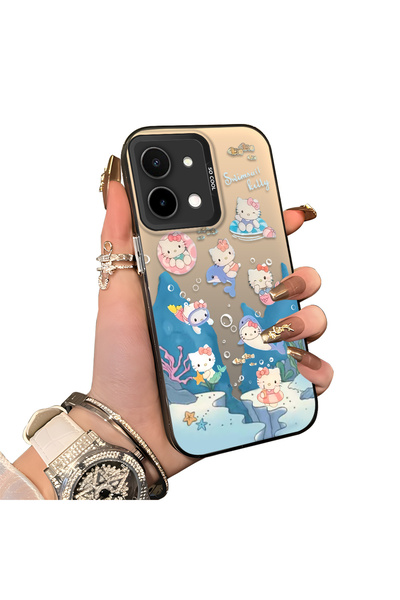 CHICASELUX حافظة هاتف Vivo Y28 4G متوافقة مع Sea Submarine World مطبوعة برسوم...