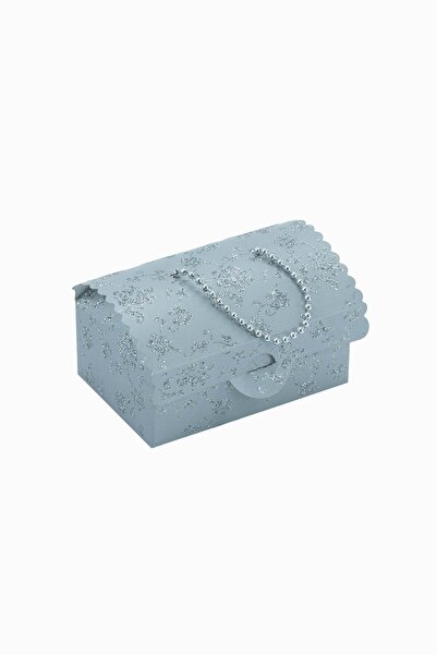 Meidi Packing Meidi Cutie cadou Cufar Cu Lant Pliat, 12.5x8.5x8 cm - Gri - Se...