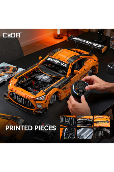cada Master 1:8 Mercedes-AMG GT3 C64008W 5466 Parça Premium Yarış Aracı Yapım Seti