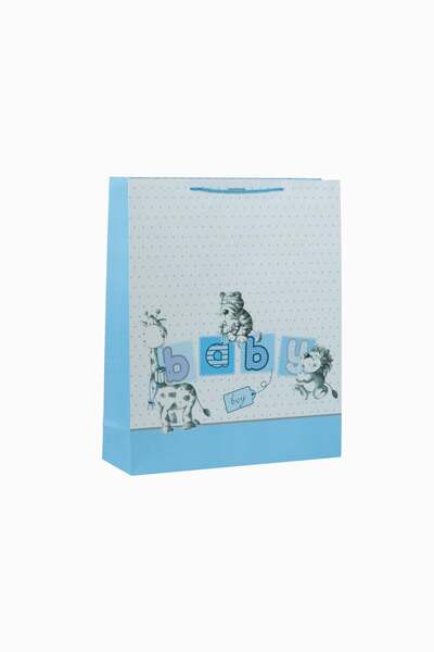 Meidi Packing Meidi Pungi cadou carton Albastru - Set 20 buc