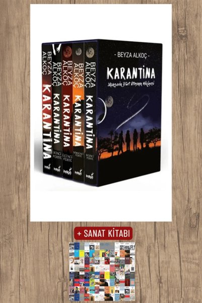 Tekhne Yayınları Sanat Kitabı + Karantina Serisi - 5 Kitap (Kutulu) / Beyza Alkoç