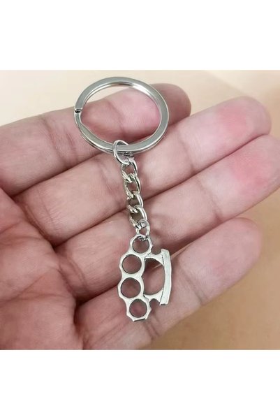 Choice K New Tiger Finger Brass Knuckles Pendant Necklace for Women Men Earri...