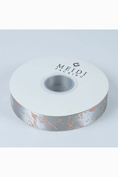 Meidi Packing Meidi Flame print ribbon - Grey / Copper